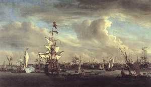 The Gouden Leeuw before Amsterdam