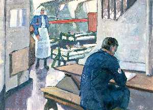 First World War A Ward in a Hospital Ship