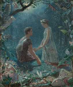 Hermia and Lysander, A Midsummer Night's Dream