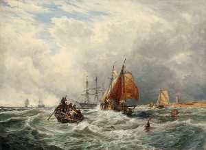 Dutch Lugger Entering the Thames