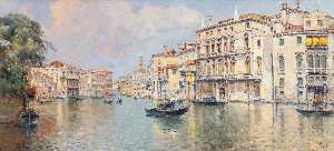 The Grand Canal in Front of the Palazzo Balbi