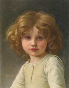 Young Girl with Curly Hair