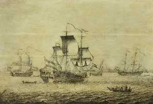Ein niederländische fregatte aus Rotterdam