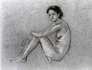 女性裸体 绘画