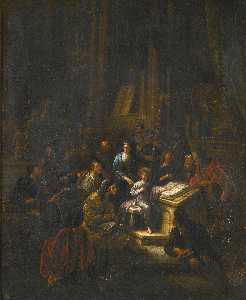 Christ disputing with the doctors in the temple