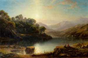 Landscape with a Lake and a Shepherd