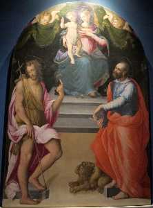 Virgin and Child with Sts John the Baptist and Mark