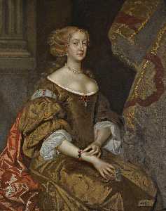  肖像  女士 戴安娜 , 伯爵夫人 的 艾尔斯伯里 ( c . 1631 1689 )