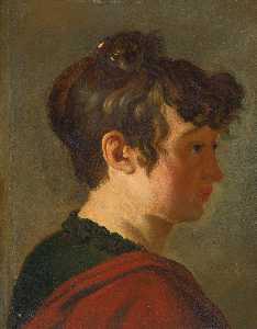 Profile Portrait of a Lady, Head and Shoulders