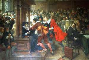 House of Commons, 1628 1629, Speaker Finch Held by Holles and Valentine