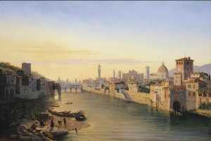 View of the River Arno at Florence