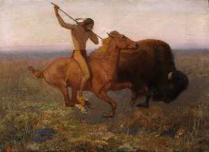 Indian Hunting Buffalo
