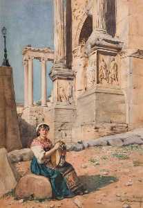 Girl with Tambourine on the Arch of Titus, Roman Forum