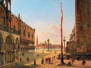 Vue d piazza san marco , Venise