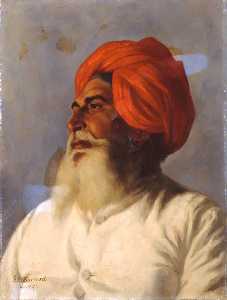 Ganda Singh, a Sikh Chaprasi of Colonel Wilmer s Topographical No.14 Survey Party