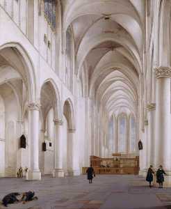 интерьер из самых Церковь святой екатерины , Утрехт