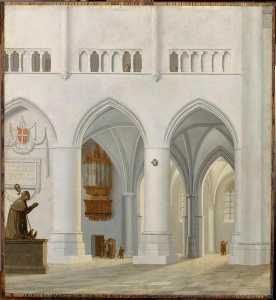 Intérieur de l'église Saint Bavon de Haarlem