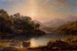 Landscape with a Lake and a Shepherd