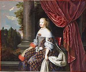 MARIA TERESA D'AUTRICHE , REINE DELAWARE FRANCIA ( 1638 1683 )