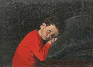 The Red Jersey (Christopher 'Kit' Nicholson, 1904–1948, the artist's son)