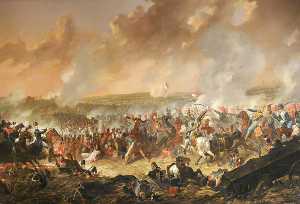 die schlacht von Waterloo , 18 Juni 1815
