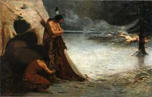 The Burial of Minnehaha, (painting)