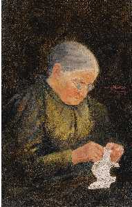 Portrait of the artist's mother