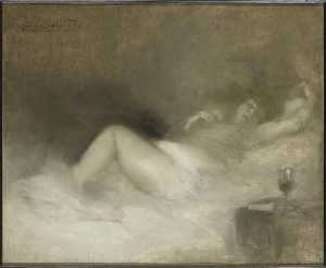 Femme nue couchée