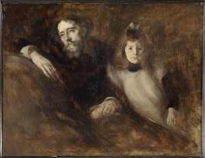 Alphonse Daudet et sa fille