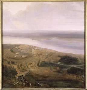 Draufsicht du belagerung d'York Stadt du 6 au 19 octobre 1781
