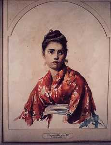 Girl in Red, (painting)