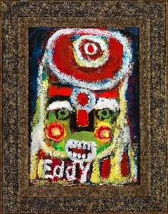 Untitled (Figure with Green Face and Bared Teeth)