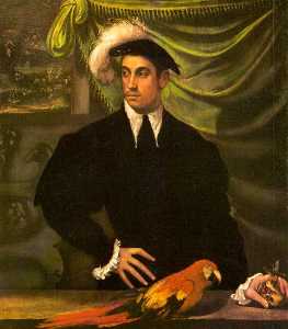 Man with a Parrot