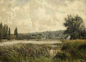 Landscape with a tributary of the Seine, near Paris