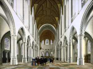 Nave of the St. Bavokerk, Haarlem