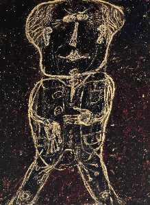 Месье Перо с Складки в его Брюки ( Портрет анри мишо ) ( Месье Перо плис а.е. pantalon ( Портрет d'Henri Мишо ) )