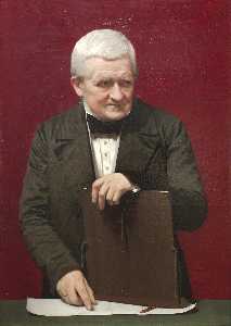 Dansk Portræt af C.W. Eckersberg English Portrait of C.W. Eckersberg