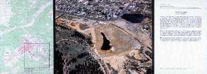 In california Burrone , Leadville , Colorado Agosto 1986 , dal serie , terreno rifiuti