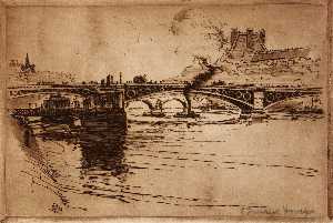 (Paris Scene River Scene) ( 1)