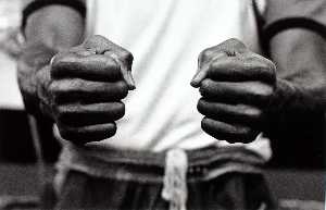 Unidentified Boxer's Fists, Salfero Gym