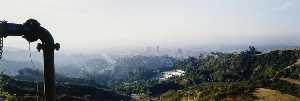 Mulholland at the Hollywood Overlook, Los Angeles, California 1992