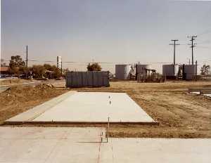 Concrete Foundation, Four Storage Tanks