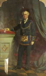 James Henry Legge (1804–1883), 3rd Baron Sherborne in Masonic Robes