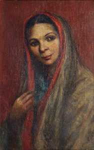 Portrait of an Indian Lady