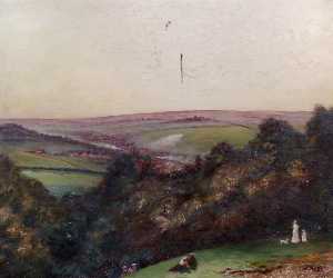 Country View, Figures in the Foreground