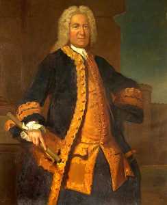 Lieutenant General Richard Philipps (1660–1750) (after a portrait by an unknown artist)