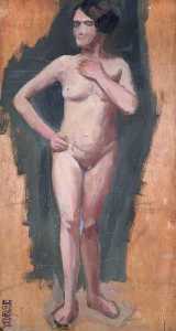 Female Nude (recto)