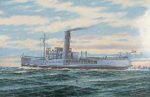 HMS 'Daffodil' after Zeebrugge