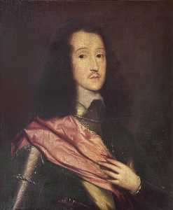 Richard Lovelace (1617–1657), Royalist Poet, Alumnus of Gloucester Hall (copy after William Dobson)