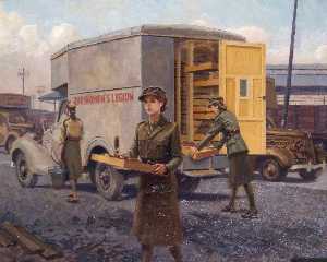 Food Van at the Royal Docks, London Women's Legion